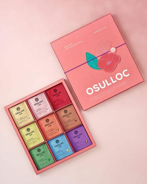 Osulloc Blooming Tea Gift Set, 36 tea bags (9 Flavors X 4ea), from Korea_KT