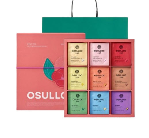 Osulloc Blooming Tea Gift Set, 36 tea bags (9 Flavors X 4ea), from Korea_KT