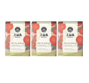 3 x OSULLOC Camellia Flower Tea, 1 Box 10ea, from Korea