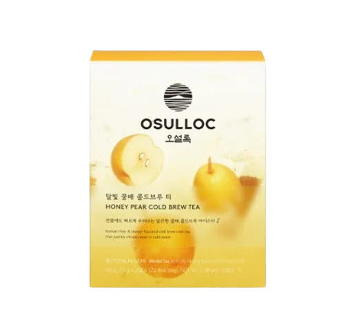 OSULLOC Honey Pear Cold Brew Tea, 1 Box 20ea, from Korea_KT