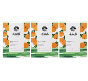 3 x OSULLOC Jeju Tangerine Island Iced Tea, 1 Box 20ea, from Korea