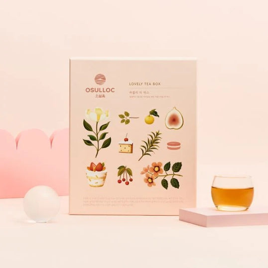 OSULLOC Lovely Tea Gift Set, 12EA (4 Flavors x 3EA) from Korea_KT