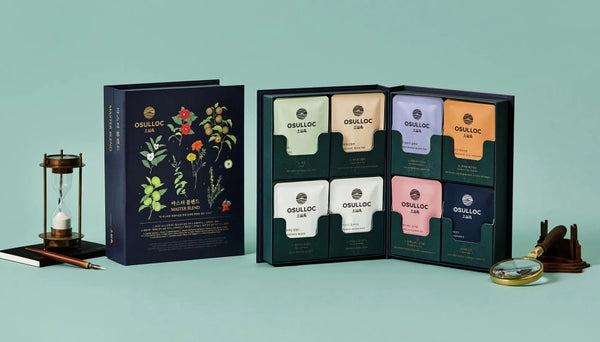 Osulloc Master Blend Tea Gift Set, 32 tea bags (8 Flavors X 4ea), from Korea_KT