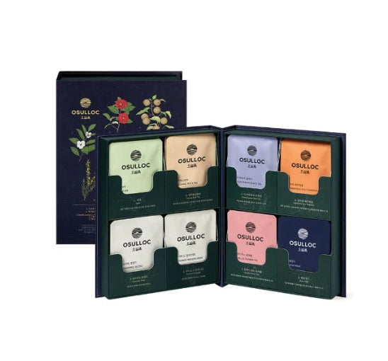 Osulloc Master Blend Tea Gift Set, 32 tea bags (8 Flavors X 4ea), from Korea_KT