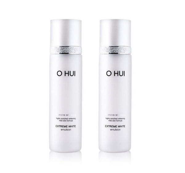 2 x O HUI Extreme White Emulsion 130ml from Korea