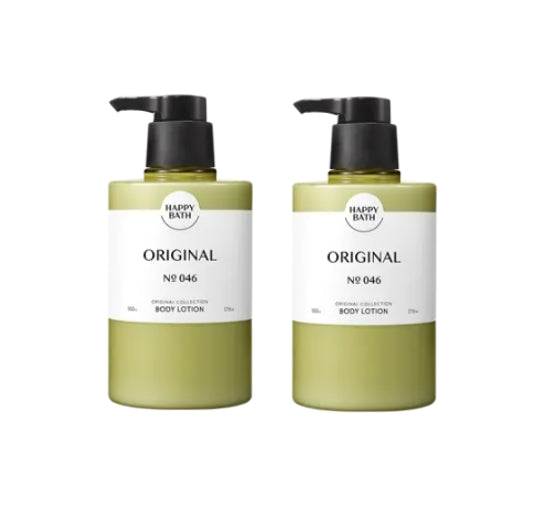 2 x HAPPY BATH Original Collection Body Lotion ( No. 046 Original ) 500g from Korea