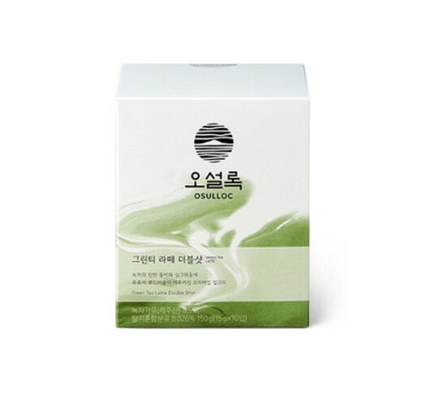 Osulloc Green Tea Latte Double Shot, 1 Box 10ea, from Korea_KT