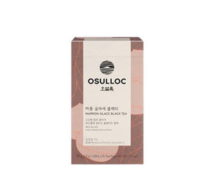 OSULLOC Marron Glace Black Tea, 1 Box 20 Tea Bags, from Korea_KT