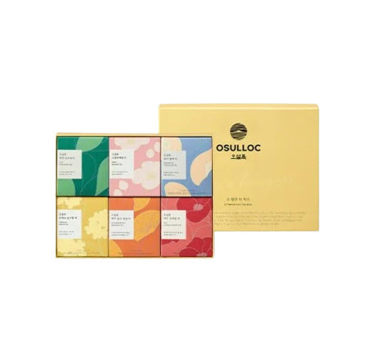 OSULLOC O Thank You Tea Box Gift Set, 30ea (5 x 6 Flavors), from Korea_KT