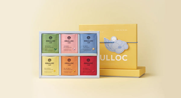 OSULLOC O Thank You Tea Box Gift Set, 30ea (5 x 6 Flavors), from Korea_KT