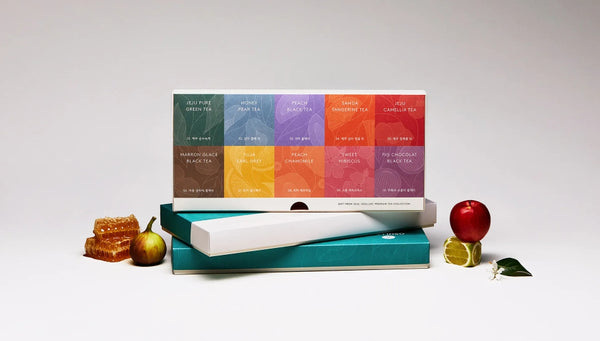 OSULLOC Premium Tea Collection Gift Set, 40 Tea Bags (10 Flavors x 4 Tea Bags), from Korea_KT