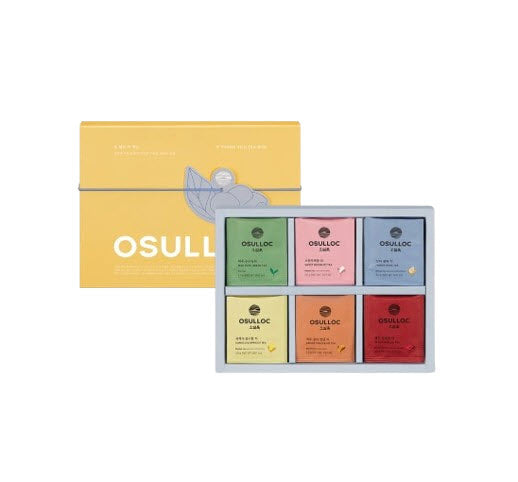 OSULLOC O Thank You Tea Box Gift Set, 30ea (5 x 6 Flavors), from Korea_KT