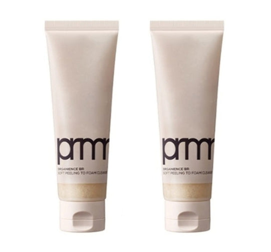 2 x Primera Organience BR Soft Peeling To Foam Cleanser 120ml from Korea