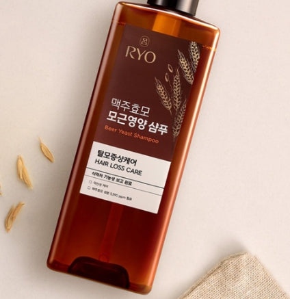 Ryo Beer Yeast Shampoo Hair Loss Care 600ml from Korea