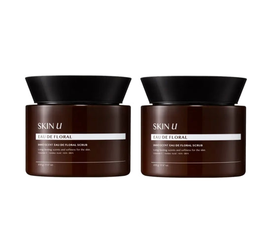 2 x HAPPY BATH Skin U Innoscent ( Eau De Floral ) Scrub 450g from Korea