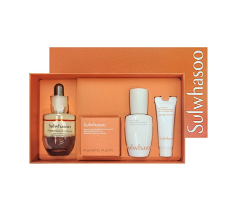 Sulwhasoo Concentrated Ginseng Rescue Ampoule Set (4 Items) from Korea