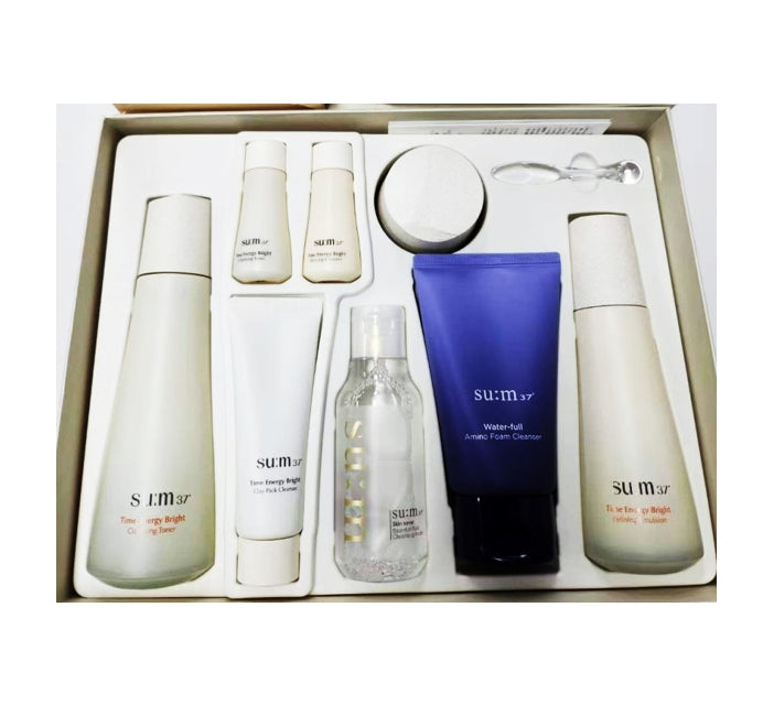 Su:m37 Time Energy Bright Nov. 2024 Set (8 Items) + Sample(1 Item) from Korea