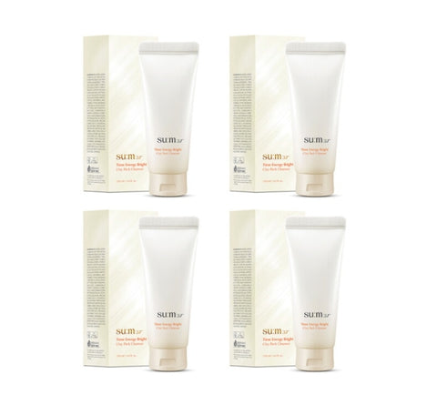 Su:m37 Time Energy Bright Clay Pack Cleanser Nov. 2024 Set (4 Items) from Korea