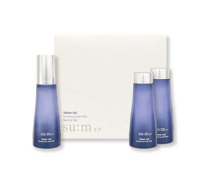 Su:m37 Water-full Hydrating Gel Mist Nov. 2024 Set (3 Items) from Korea