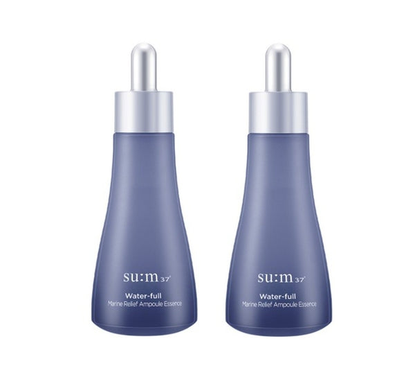 2 x Su:m37 Water-full Marine Relief Ampoule Essence 50ml from Korea