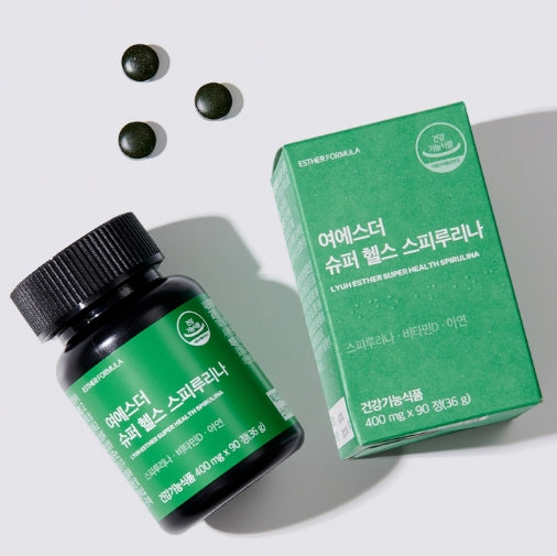 ESTHER FORMULA Super Health Spirulina, 90 Tablets from Korea_KT