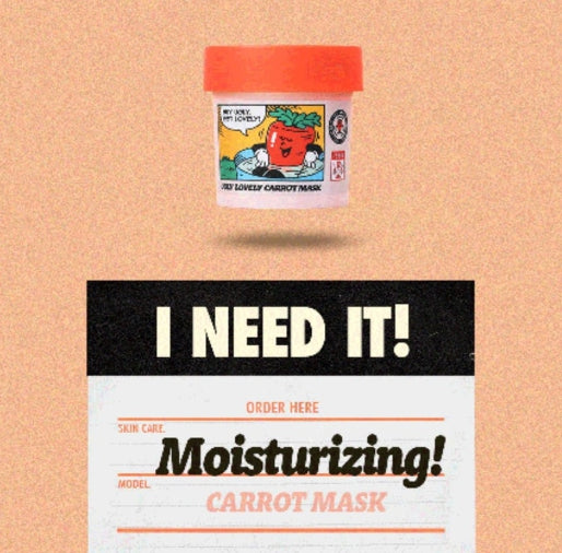 THE FACE SHOP UGLY LOVELY CARROT Mask 100ml from Korea