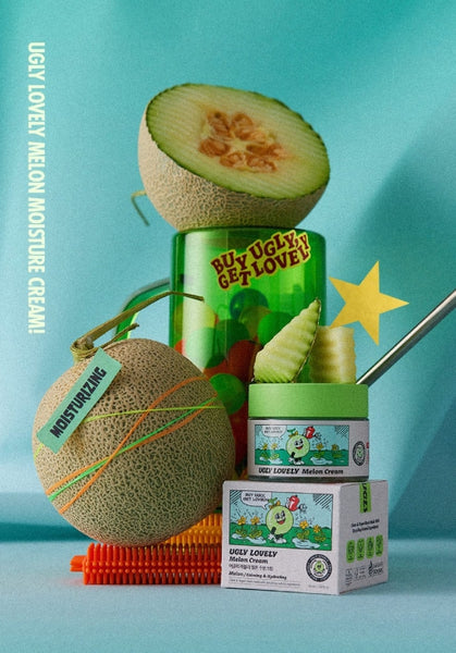 THE FACE SHOP UGLY LOVELY Melon Moisture Cream 50ml from Korea