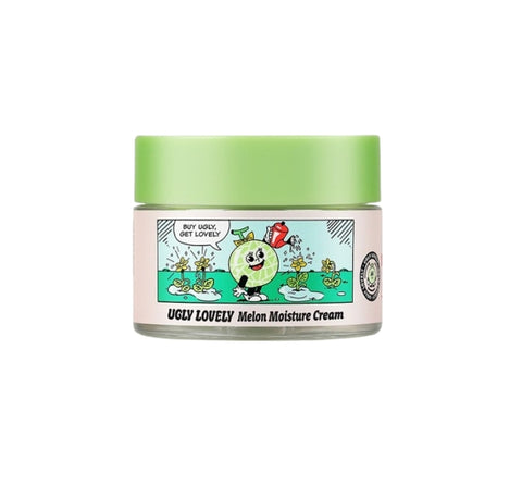 2 X THE FACE SHOP UGLY LOVELY Melon Moisture Cream 50ml from Korea