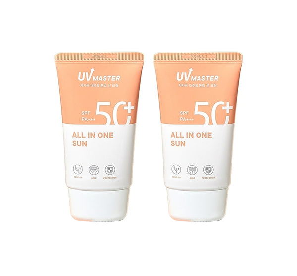 2 x TONYMOLY UV Master All in One Sun Cream 50ml, SPF50+ PA+++ from Korea