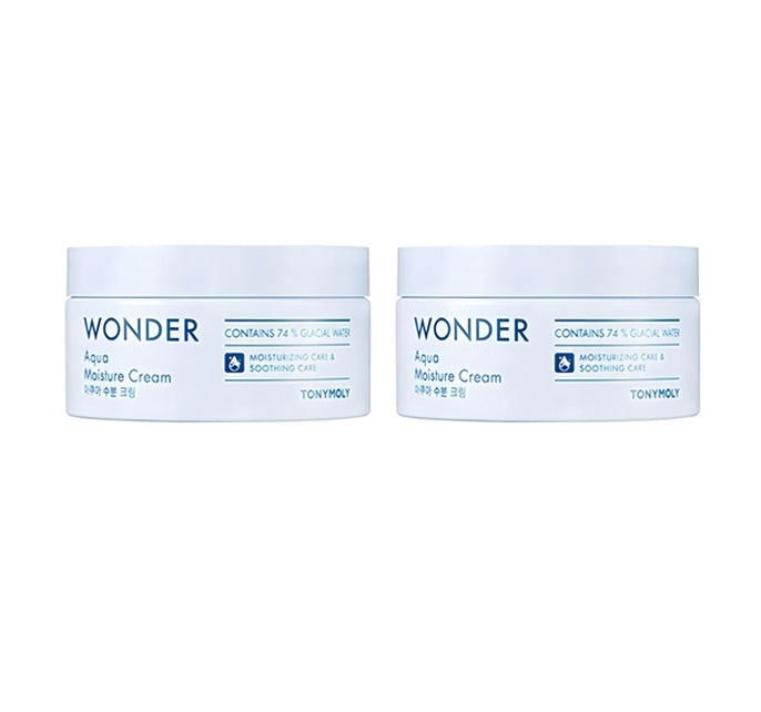 2 x TONYMOLY Wonder Aqua Moisture Cream 300ml from Korea