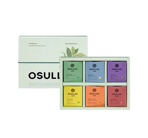 OSULLOC Tea Variation 30 Gift Set, 30ea ( 6 Flavors X 5 Ea), from Korea_KT