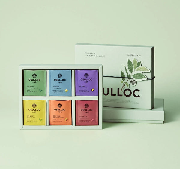 OSULLOC Tea Variation 30 Gift Set, 30ea ( 6 Flavors X 5 Ea), from Korea_KT