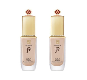 2 x The History of Whoo Cheongidan Hwahyun Radiant Essence Foundation #21 #23 40ml from Korea