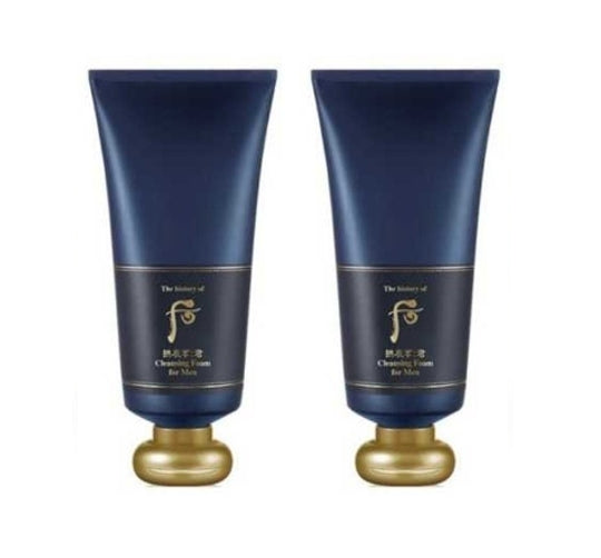 2 x [MEN] The History of Whoo Gongjinhyang:Kun Jayang Foam Cleanser 180ml from Korea