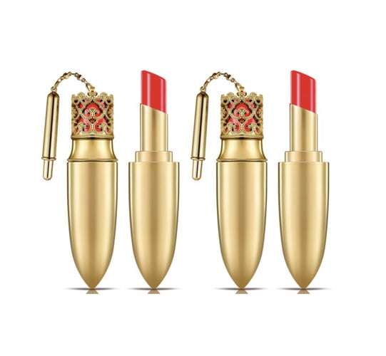 2 x The History of Whoo Gongjinhyang:Mi Luxury Lip Rouge 8 Colours from Korea