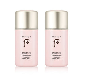 2 x The History of Whoo Gongjinhyang:Soo Sooyeon Vital Hydrating Sun Fluid 60ml from Korea