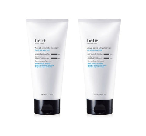 2 x belif Aqua Bomb Jelly Cleanser 160ml from Korea