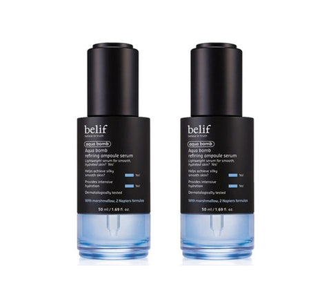 2 x belif Aqua Bomb Refining Ampoule Serum 50ml from Korea