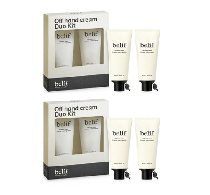 2 x belif OFF Hand Cream Intense Calming White Set (2 Items) from Korea