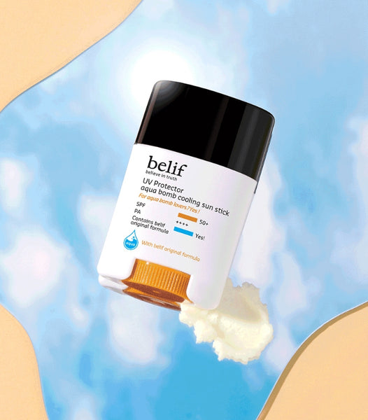 belif UV Protector Aqua Bomb Cooling Sun Stick 50ml, SPF 50+ / PA ++++ from Korea