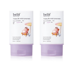 2 x belif Happy Bo Easy Wash Sunstick SPF 50+, PA++++ 18g from Korea