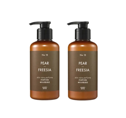 2 x HAPPY BATH Skincare Perfume Body & Hand Lotion ( No.13 Pear Freesia ) 400g from Korea