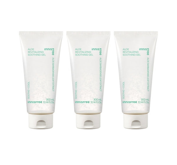 3 x innisfree Aloe Revital Soothing Gel 300ml from Korea