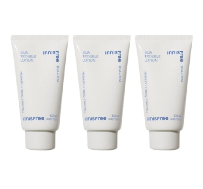 3 x innisfree Bija BHA Trouble Lotion 100ml from Korea