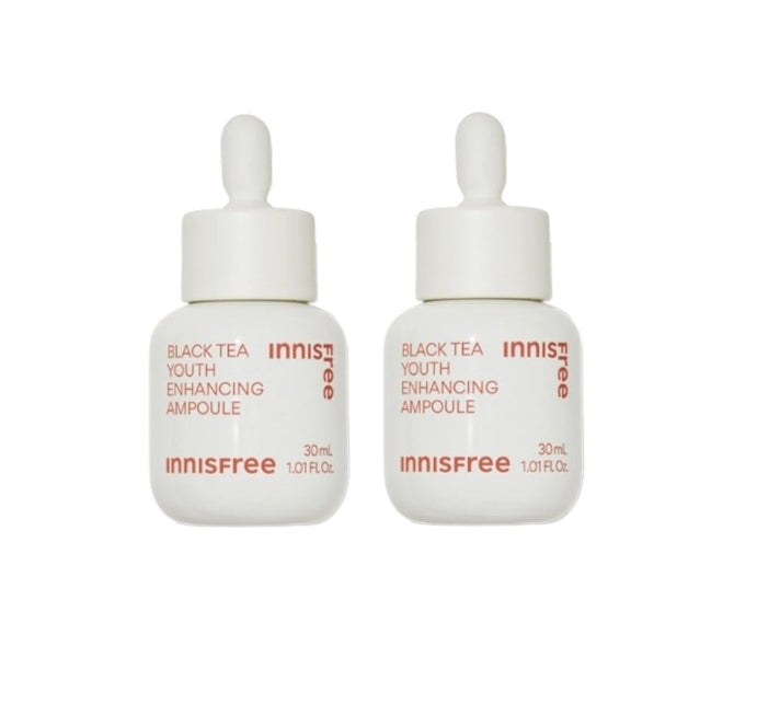 2 x innisfree Black Tea Youth Enhancing Ampoule 30ml from Korea