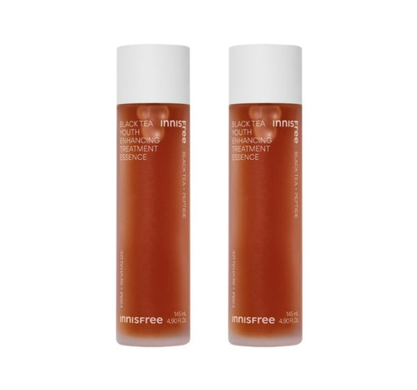 2 x innisfree Black Tea Youth Enhancing Treatment Essence 145ml from Korea