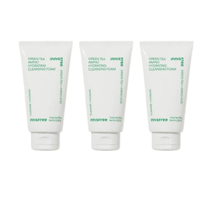 3 x innisfree Green Tea  Amino Hydrating Cleansing Foam 150g from Korea