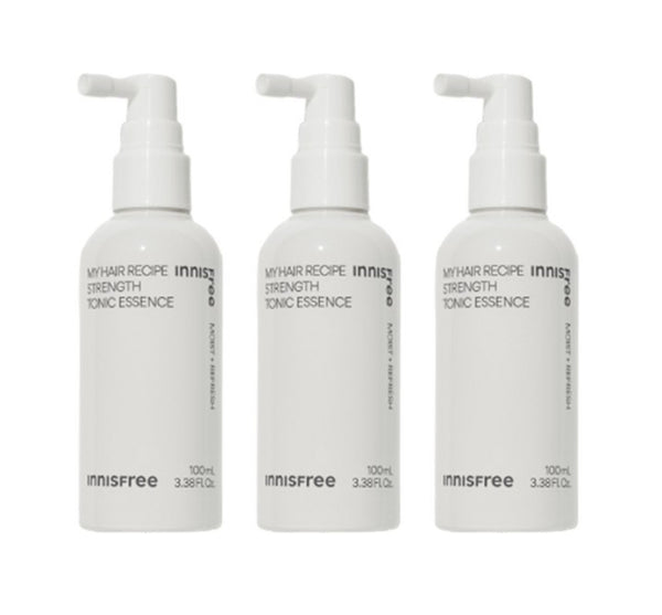 3 x innisfree My Hair Recipe Strength Tonic Essence 100ml from Korea