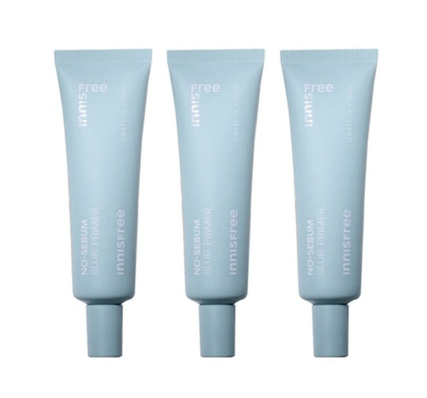 3 x innisfree No-Sebum Blur Primer 25ml from Korea