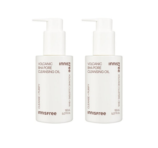 2 x innisfree Volcanic BHA Pore Cleansing Oil 150ml from Korea